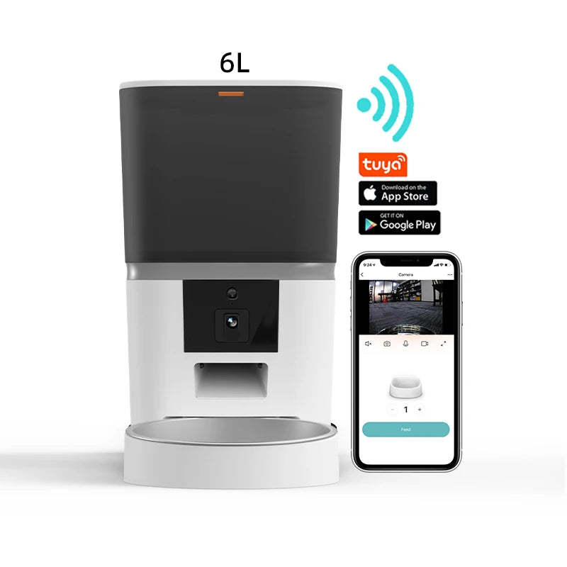DS Pet SmartFeeder™ | Caméra HD 1080P · WiFi · 6L