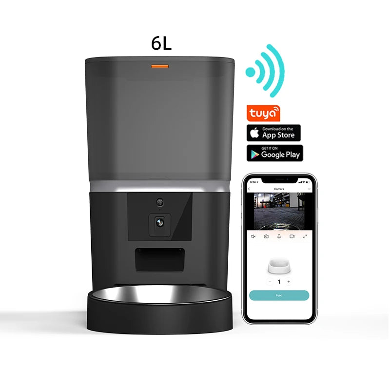 DS Pet SmartFeeder™ | Caméra HD 1080P · WiFi · 6L